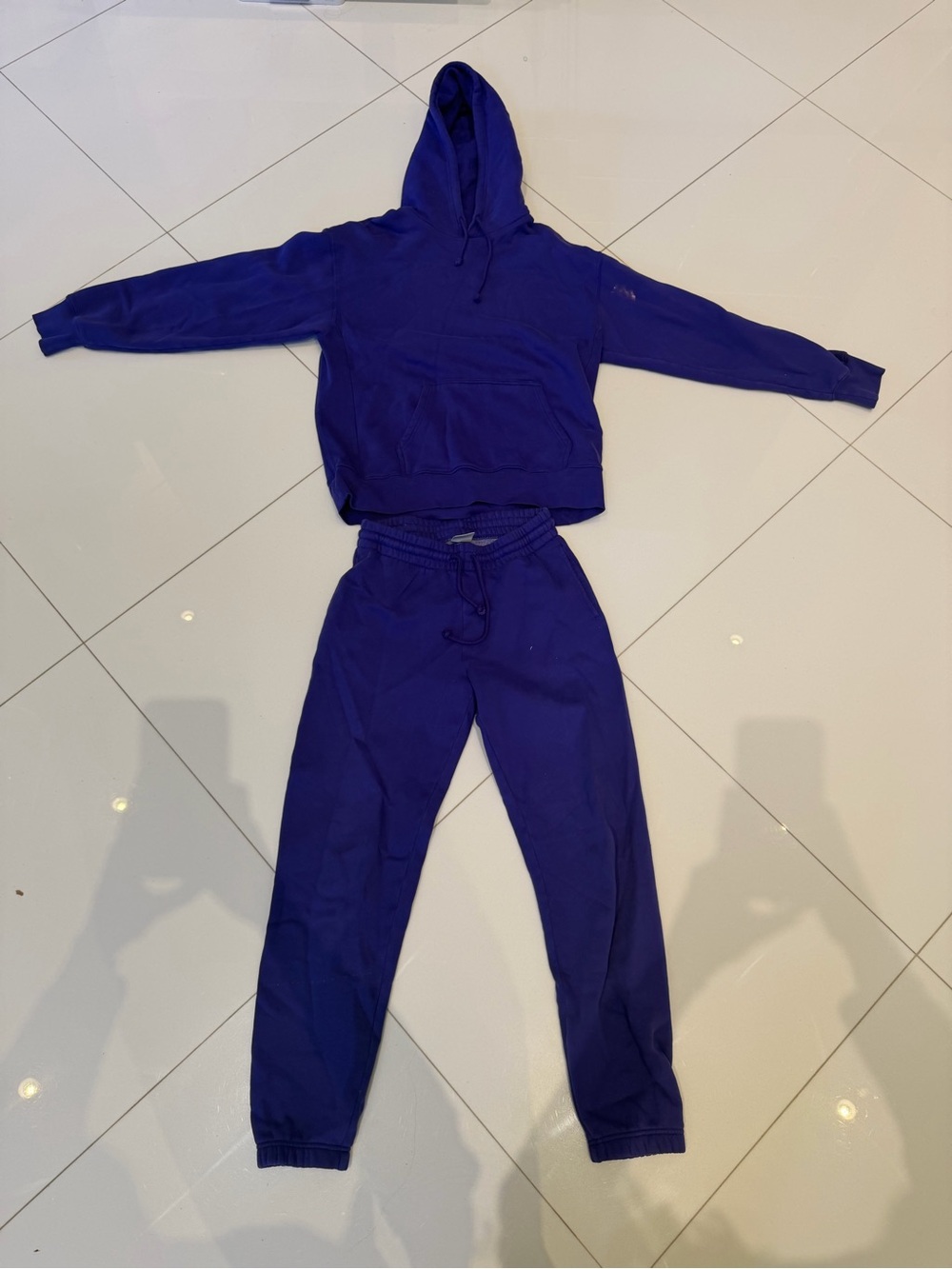 TNA Cozy Fleece - Purple Hoodie & Jogger Set